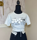 Floral Design T-shirt